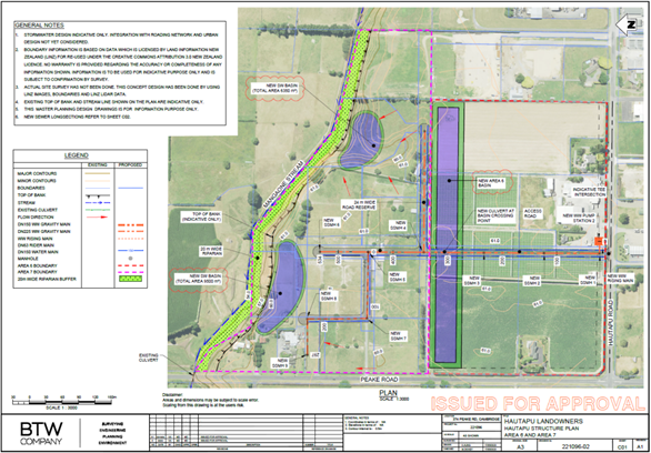 Map of the New structure plan proposed to be inserted for Area 7 through PC33