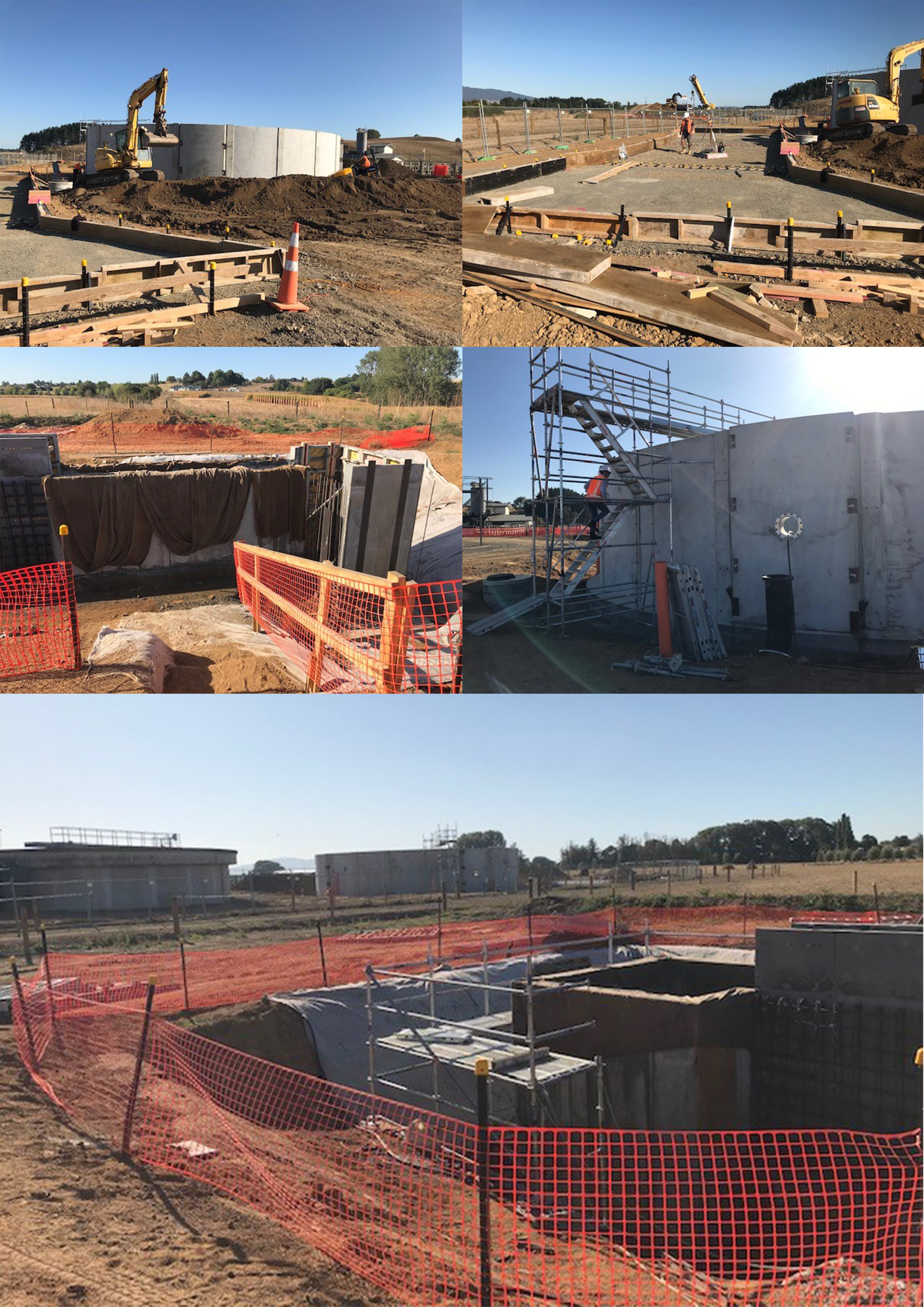 Te Awamutu Wastewater Treatment Plant progress photos - February 2020.