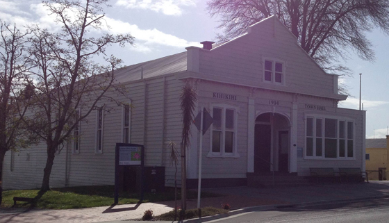 Photo of the Kihikihi Town hall 