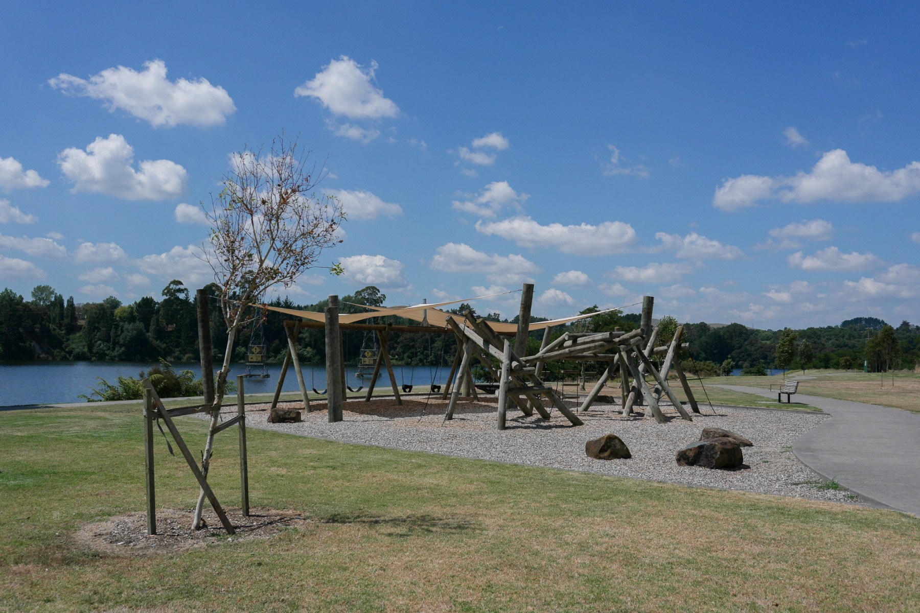 Picture of the playground at Waipuke Park